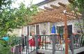 grey deck and pergola